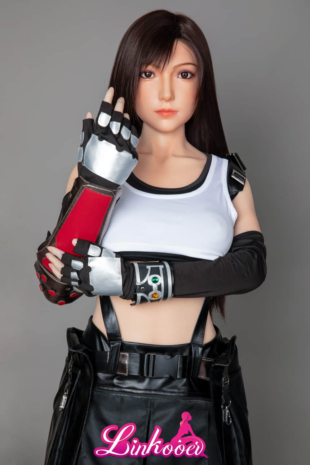 Tifa 170cm Game Cosplay Silicone Head Real Adult Doll - LinkooerDoll