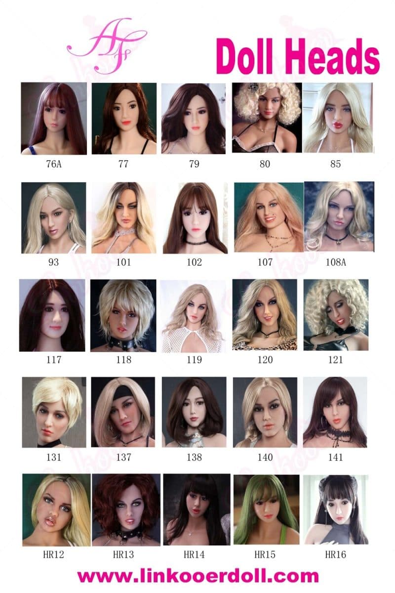 AF TPE Sex Doll Heads - LinkooerDoll