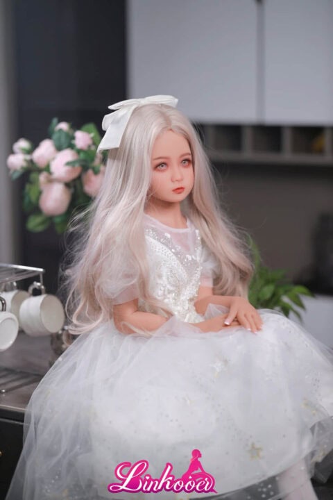 115cm White Hair Lovely Girl Linkooer Young Sex Doll (15)