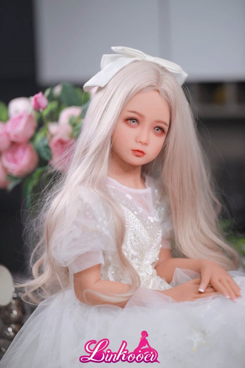 115cm White Hair Lovely Girl Linkooer Young Sex Doll (18)