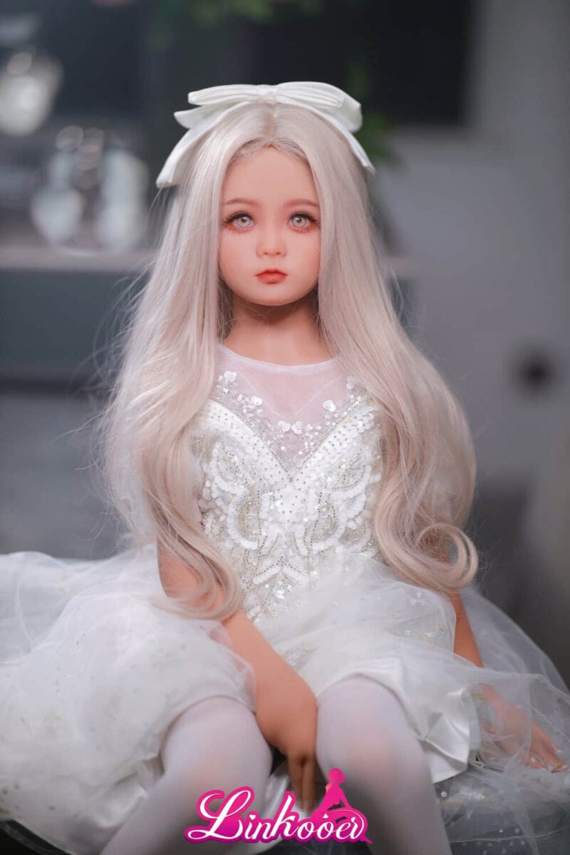 115cm White Hair Lovely Girl Linkooer Young Sex Doll (19)