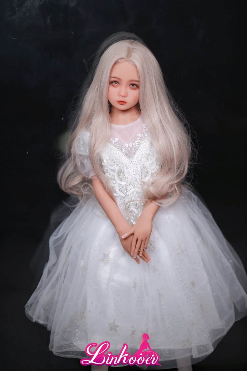 115cm White Hair Lovely Girl Linkooer Young Sex Doll (20)