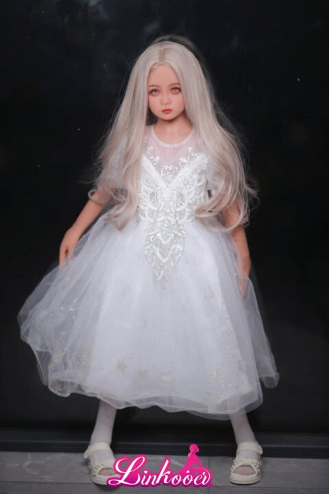 115cm White Hair Lovely Girl Linkooer Young Sex Doll (22)