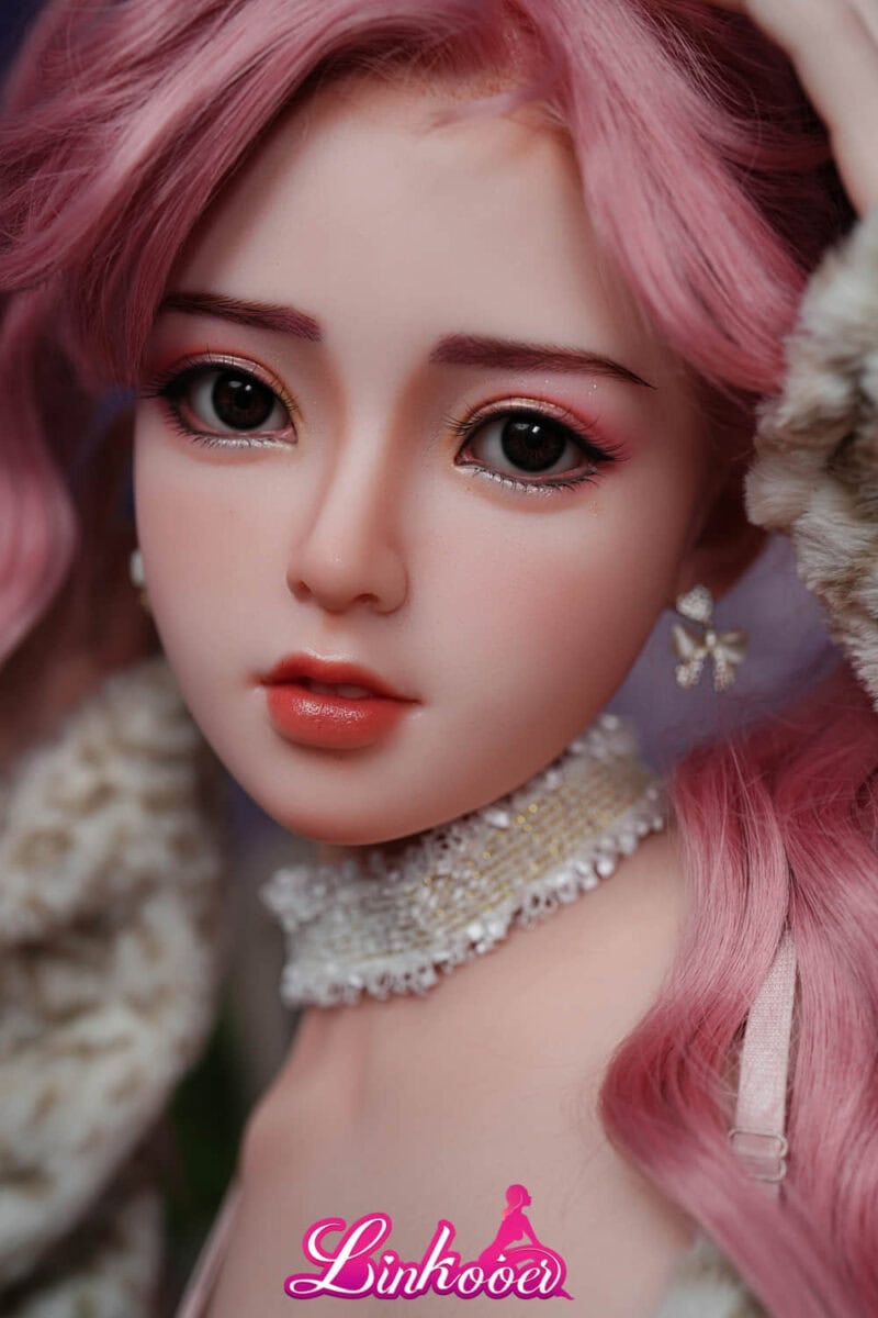 150cm Implanted Pink Hair Linkooer Silicone Love Doll (4)