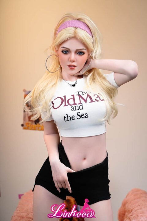 160cm American Girl Implanted Hair Linkooer Sex Doll (9)