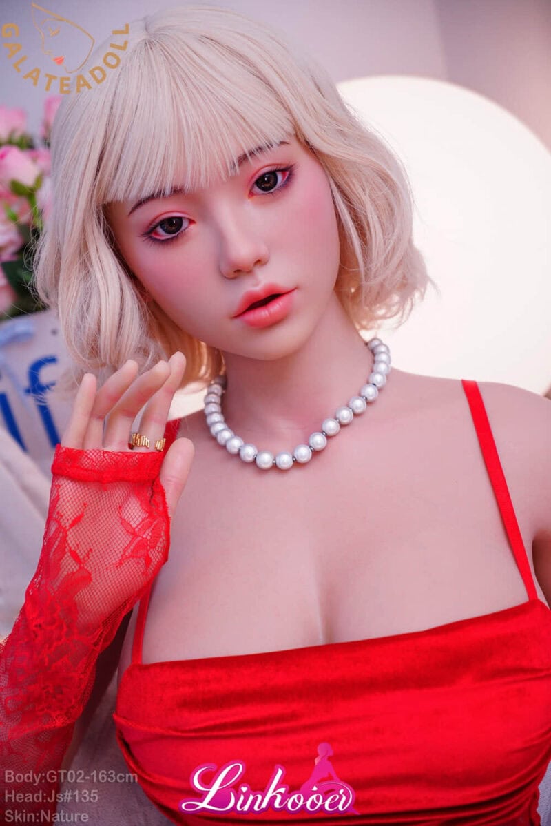 163CM Blonde Sweet Girl Linkooer Sex Doll (1)