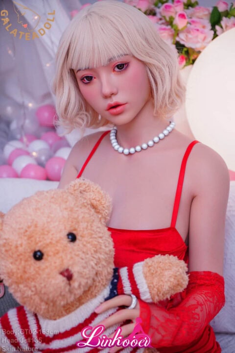 163CM Blonde Sweet Girl Linkooer Sex Doll (5)