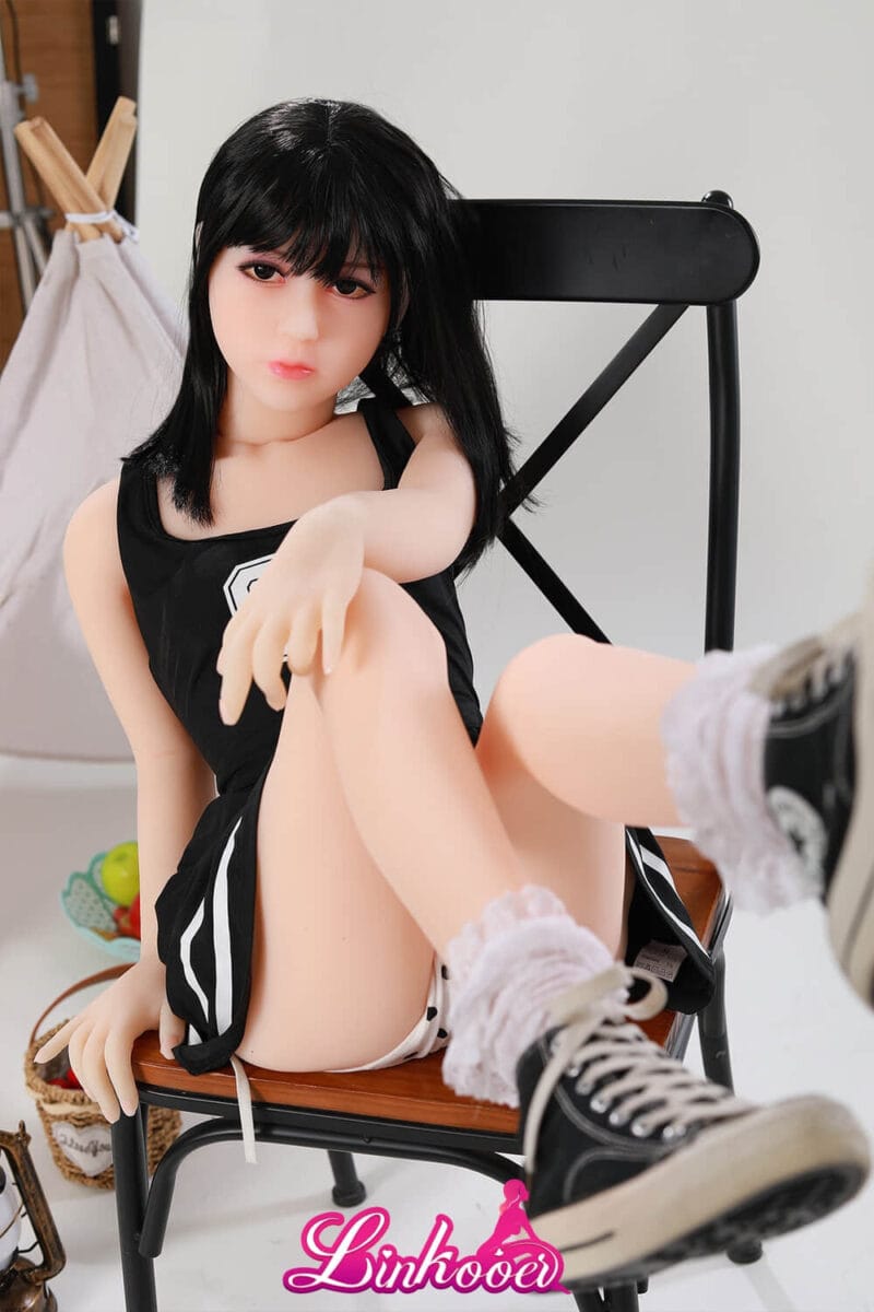 Linkooer Doll 138cm Flat Chest Slim Sex Doll (9)